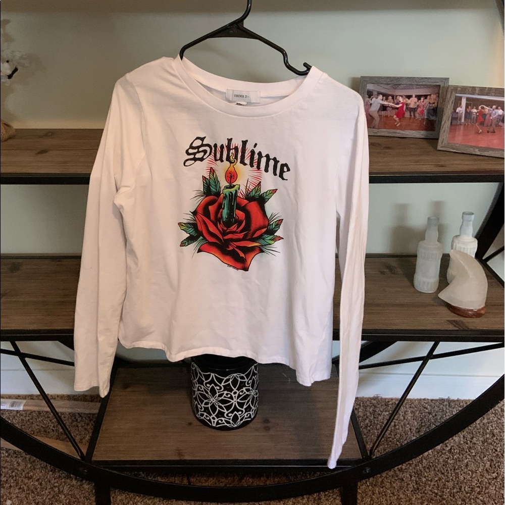 Crop Sublime Long Sleeve